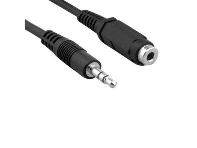 Kentek 12 Feet FT 3.5mm AUX auxiliary extension cable cord male to female M/F stereo audio for PC MAC iPod iPhone MP3 car monitor