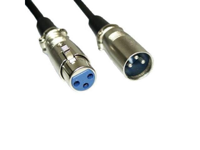 Kentek 3 Feet FT XLR 3 pin male to female M/F extension shielded cable cord mic microphone audio karaoke