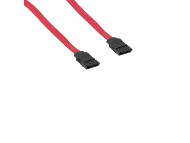 Kentek 1.5 Feet FT SATA Device Cable Cord 26 AWG 7 Pin Serial ATA Female to Female F/F 180 Degree Connector Internal 3.0 Gbps for PC Mac HDD...