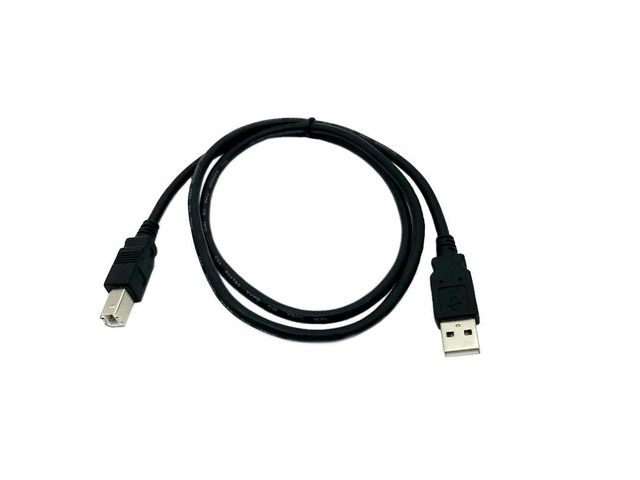 Kentek 3 Feet FT USB 2.0 A Male TO B Male Printer Scanner Copier Cable Cord For BROTHER SAMSUNG Black