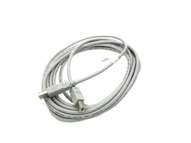 Kentek 15 Feet FT USB Cable Cord For CRICUT EXPLORE ONE Cutter Cutting Machine Beige