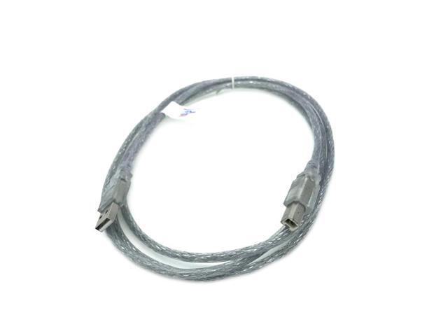 Kentek 6 Feet FT USB DATA PC Cable Cord For PIONEER DDJ-SR, DDJ-SB, DDJ-SP1 DJ Controller Mixer Clear