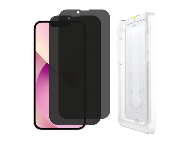 AMZER Privacy Tempered Glass Screen Protector for iPhone 13 Pro Max with Easy Install Kit (pack of 2)