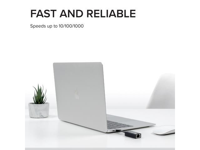 Plugable USB-C to Ethernet Adapter, Fast and Reliable Gigabit Speed - image 3