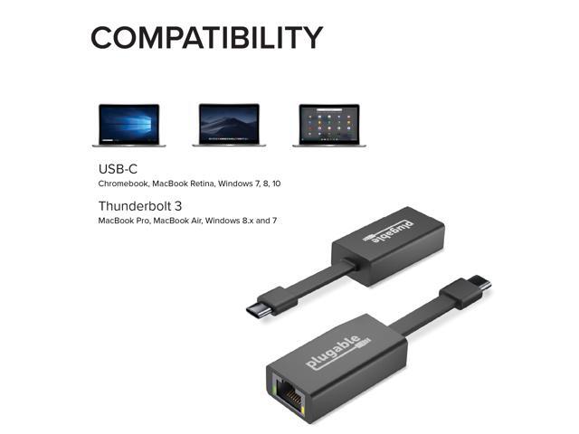 Plugable USB-C to Ethernet Adapter, Fast and Reliable Gigabit Speed - image 5