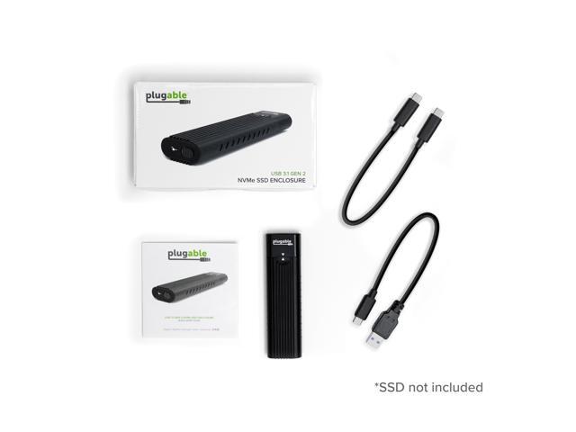 Plugable USB-C to M.2 NVMe Tool-free Enclosure USB-C and Thunderbolt 3 Compatible up to USB 3.1 Gen 2 Speeds (10Gbps) - image 7