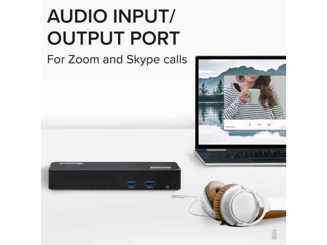 Plugable 12-in-1 USB-C Triple Monitor Docking Station, 100W Laptop Charging - image 7