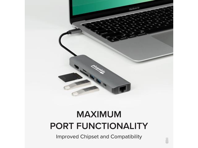 Plugable 7-in-1 Hub USB-C with Ethernet - image 6