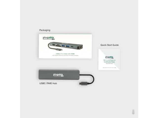 Plugable 7-in-1 Hub USB-C with Ethernet - image 7