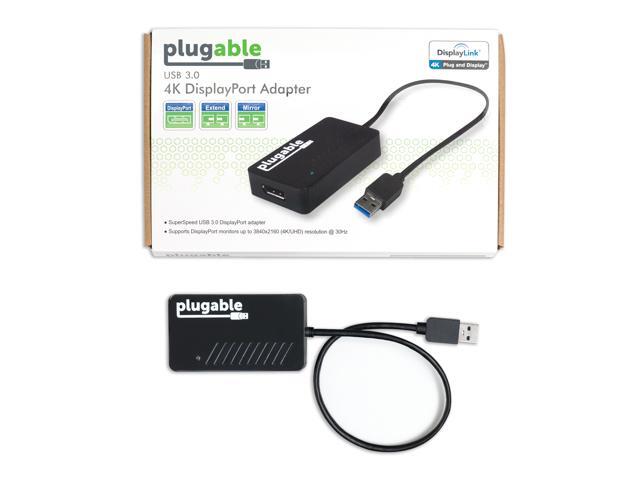 Plugable USB 3.0 to DisplayPort 4K DisplayLink Video Graphics Adapter for Multiple Monitors up to 3840x2160 - image 7