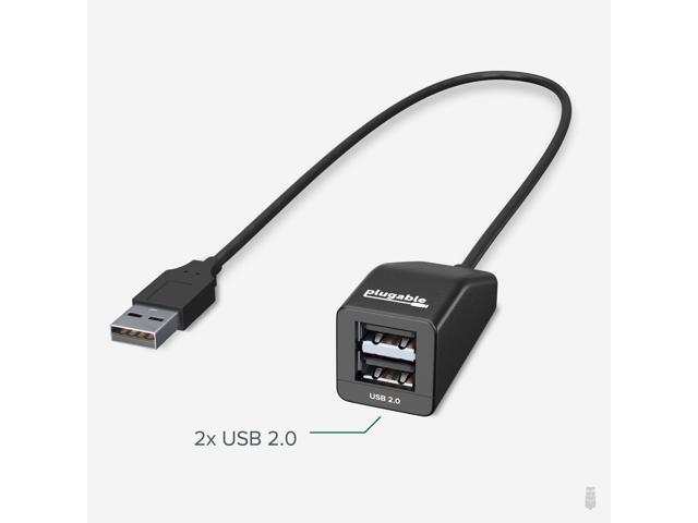 Plugable USB-A 2.0 2-Port Hub/Splitter - image 2