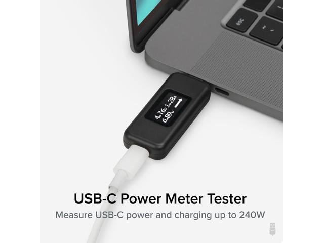 Plugable USB-C Voltage & Amperage Meter for High Power Devices (240W EPR) - image 2
