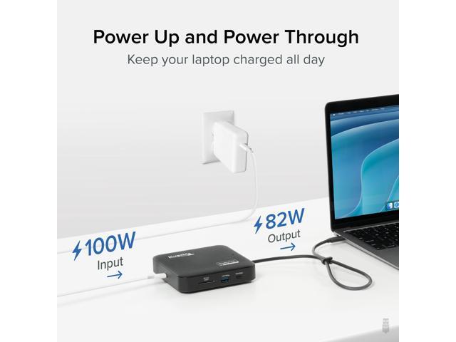 Plugable 7-in-1 USB-C Dual HDMI Docking Station, 100W Pass Through Charging - image 6