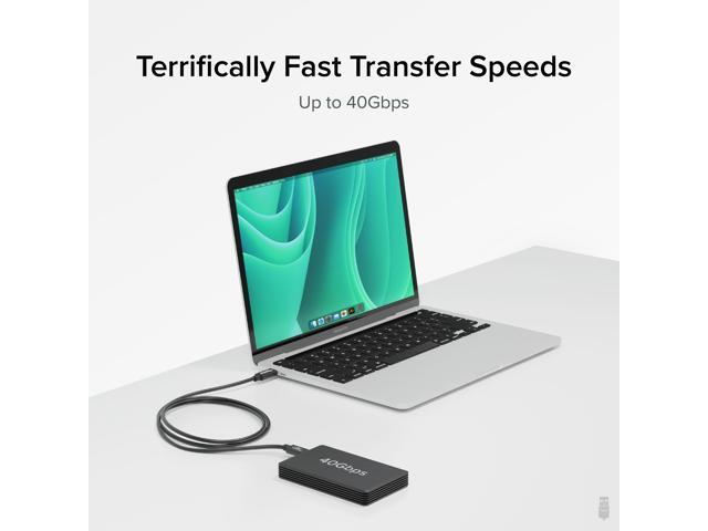 Plugable USB4 Cable with 240W Charging, 3.3 ft/1m, USB-IF Certified - image 4