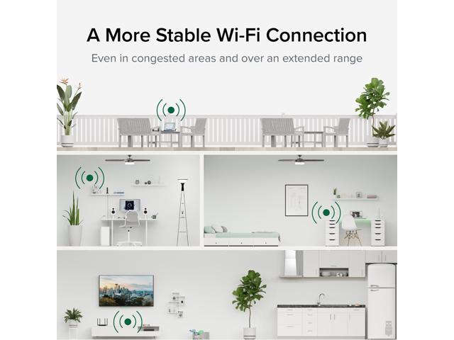 Plugable WiFi 6 USB WiFi Adapter for Desktop PC and Laptops, AX1800 USB 3.0 and USB C - image 4