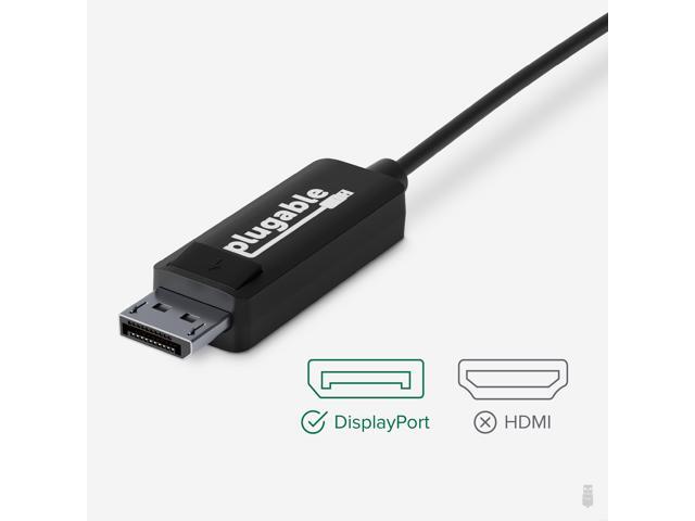 Plugable USB-C to DisplayPort Adapter - 6ft /1.8m Adapter Cable - image 6
