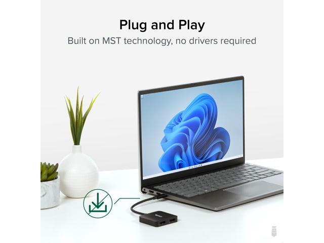 Plugable USB-C to HDMI Adapter for Dual Monitors 4K 60Hz - image 7