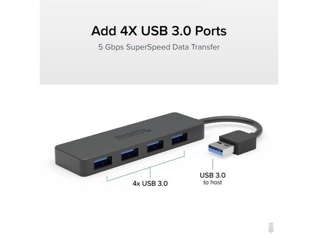 Plugable 4 Port USB Hub 3.0, USB Splitter for Laptop - image 2