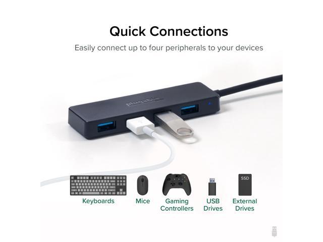 Plugable 4 Port USB Hub 3.0, USB Splitter for Laptop - image 5