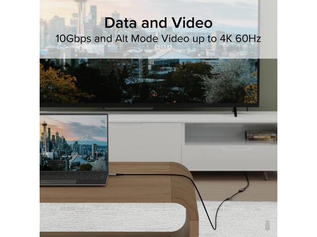 Plugable USB-C Extension Cable, 3.3 ft/1m, Digital Power Meter Tester for Monitoring USB-C Connections - image 4