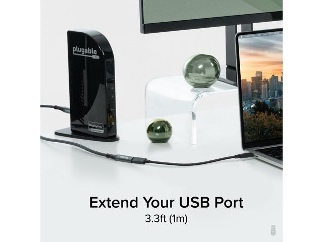 Plugable USB-C Extension Cable, 3.3 ft/1m, Digital Power Meter Tester for Monitoring USB-C Connections - image 6
