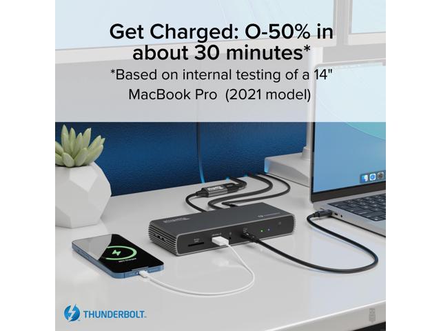 Plugable Thunderbolt 4 & USB4 HDMI Docking Station with 96W Charging - image 6