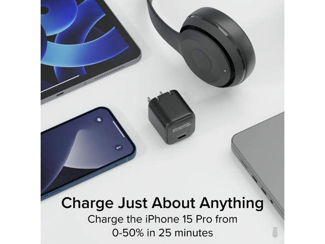 Plugable GaN USB-C Charger Block, 30W - Black - image 6