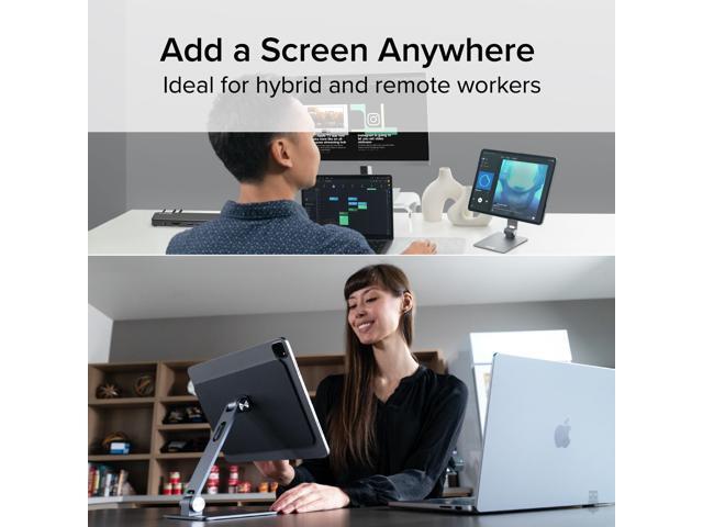 Plugable Magnetic Tablet Holder for MagSafe iPad Pro 12.9 Stand Portable Foldable 360° Rotating Stand (AMS-STAND13)