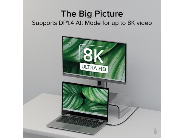 Plugable USB-C to USB-C Cable, 240W USB-C Charging Cable 20Gbps, 4K 120Hz, 8K 60Hz - image 4