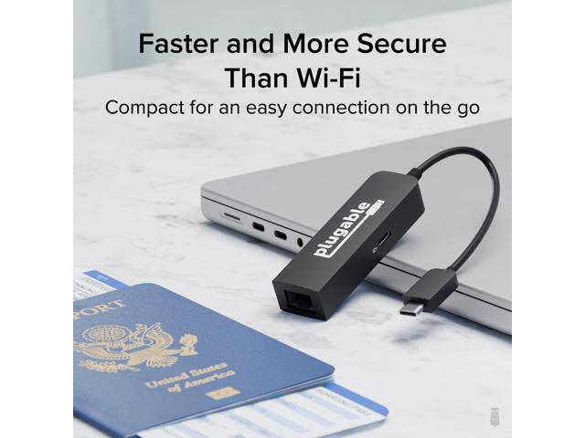 Plugable USB-C to 2.5 Gbps Ethernet Adapter with 100W USB-C Charging - image 6