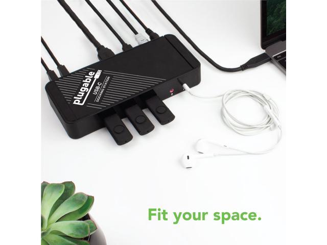 Plugable USB-C Docking Station with Charging, Compatible with Thunderbolt 3 and USB-C - image 4