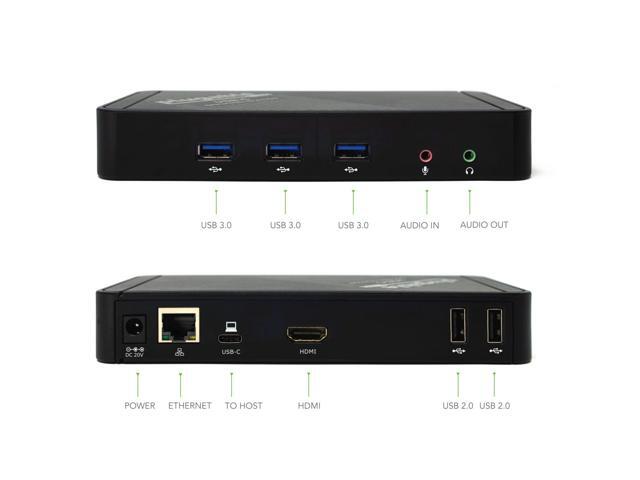 Plugable USB-C Docking Station with Charging, Compatible with Thunderbolt 3 and USB-C - image 3