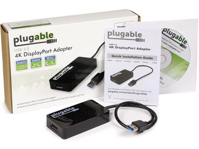 Plugable USB 3.0 to DisplayPort 4K DisplayLink Video Graphics Adapter for Multiple Monitors up to 3840x2160 - image 5