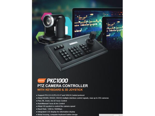 AVMATRIX PKC1000 3D Joystick PTZ Camera Keyboard Controller RS-232/422/485 Communication