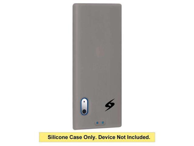AMZER Silicone Skin Jelly Case for iPod Nano 5th Gen - Grey