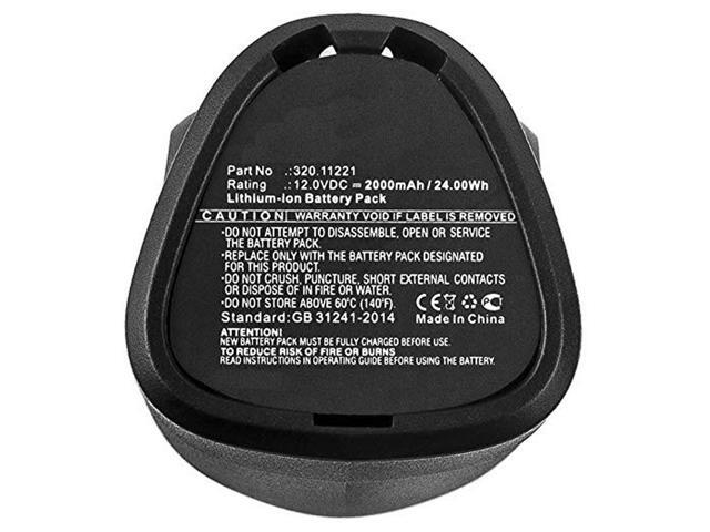 2000mAh 12-Volt 320.11221, 12211 Battery Replacement Compatible with Craftsman 12V Li-ion NEXTEC Power Tools