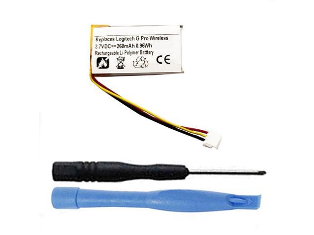 260mAh 533-000151, AHB521630PJT-04 Battery Replacement Compatible with Logitech G Pro Wireless Gaming Mouse