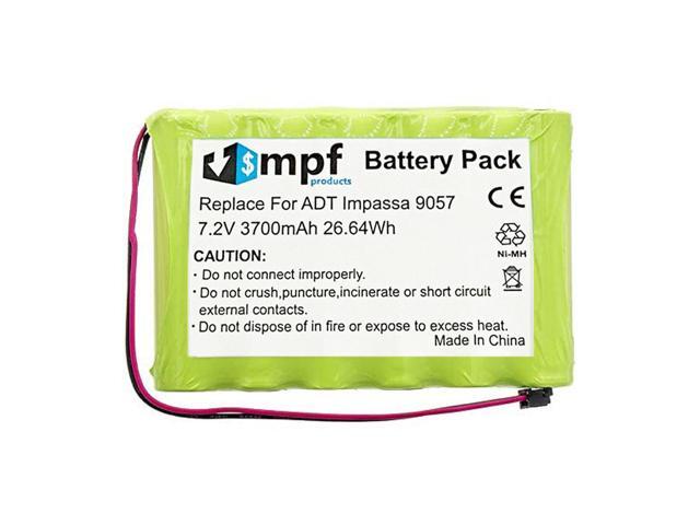 3700mAh 6PH-H-4/3A3600-S-D22 Battery Replacement Compatible with DSC Impassa 9057, SCW9057, SCW9055, SCW9057G-433 and ADT 17000145, 17000152...