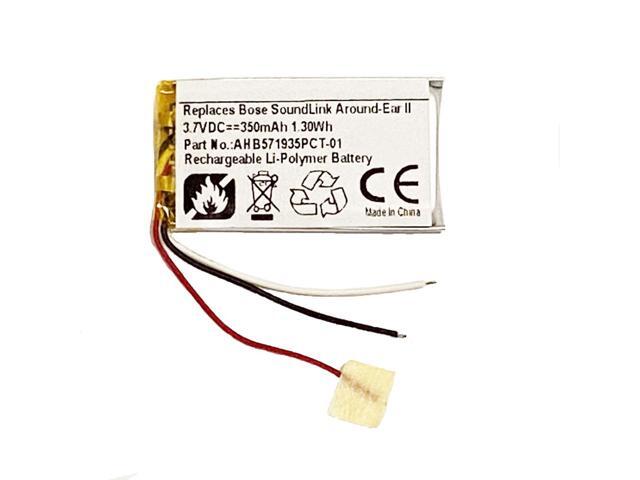350mAh AHB571935PCT-01 Battery Replacement Compatible with Bose Soundlink Around-Ear II, AE2, On-Ear, OE Wireless Headphones