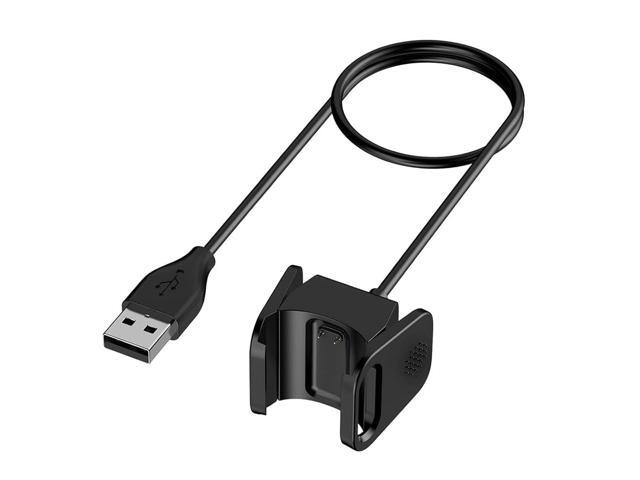 FB168RCC Replacement USB Charging Clip Cable Cord Dock Stand Compatible with Fitbit Charge 3 and Fitbit Charge 4 Activity Tracker and Fitness Watch