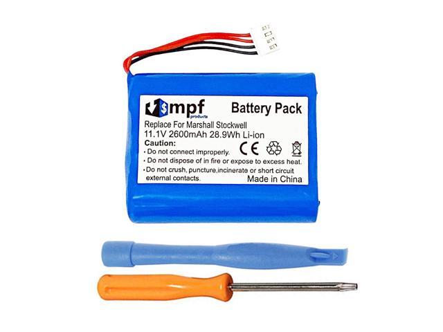 2600mAh TF-2200-1S3PA Battery Replacement Compatible with Marshall Stockwell Portable Bluetooth Speaker