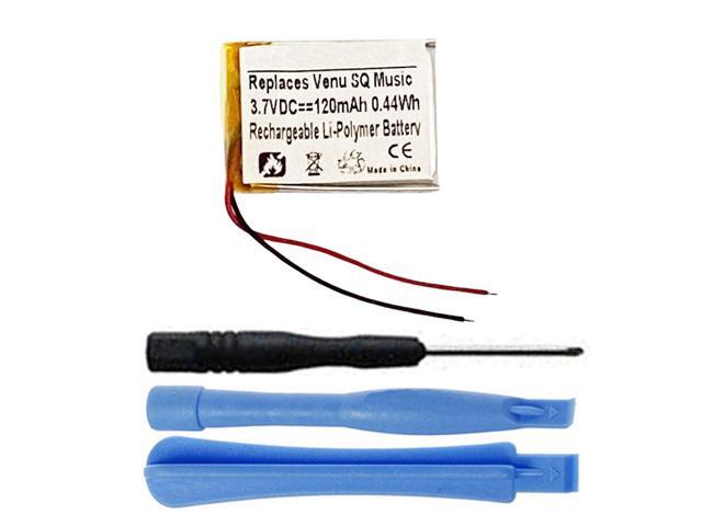 120mAh 361-00136-10, 361-00136-21 Battery Replacement Compatible with Garmin Venu SQ Music GPS Smartwatch