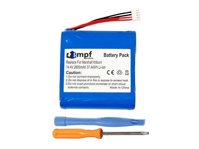 2600mAh TF18650-2200-1S4PA Battery Replacement Compatible with Marshall Kilburn Portable Bluetooth Speaker