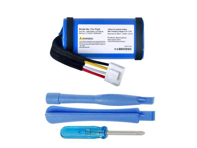 SUN-INTE-152, 1INR19/66-2, ID1060-B Battery Replacement Compatible with JBL Flip 5 Waterproof Portable Bluetooth Speaker