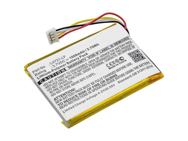 1000mAh L0721-LF Battery Replacement Compatible with JBL Clip 3 Portable Bluetooth Wireless Speaker