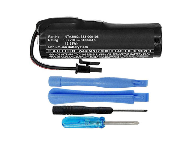 3400mAh Extended 533-000105, NTA3083 Battery Replacement Compatible with Logitech Ultimate Ears UE Boom S-0012 Wireless Bluetooth Speaker