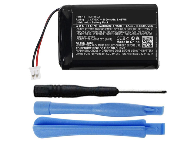 Replacement 1800mAh LIP1522 Battery for Sony Playstation 4 PS4 Dualshock 4 Wireless Controller (CUH-ZCT1E and CUH-ZCT1U - 2015 or Older Models Only)