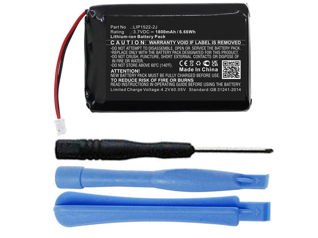 Replacement 1800mAh LIP1523, LIP1522-2J, KCR1410 Battery Intended for Sony Playstation 4 PS4 Dualshock 4 Wireless Controller (CUH-ZCT2 and...