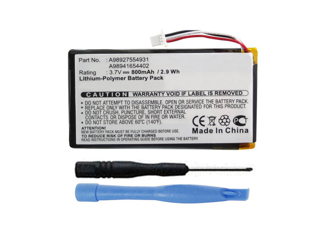 Replacement 800mAh A98927554931, A98941654402, A-1732-035-A Battery for Sony PRS-600, PRS-600/RC, PRS-600/BC Touch Edition Digital Portable E-Book...