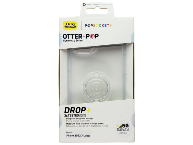 OtterBox Otter + Pop Symmetry Series Case for iPhone 14 Plus - Clear